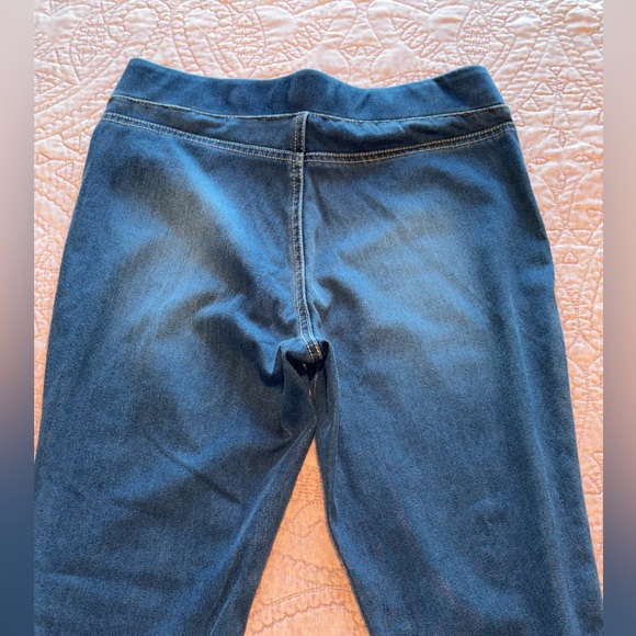 LOGO by Lori Goldstein Dark Blue Skinny Jeans - Picture 12 of 12